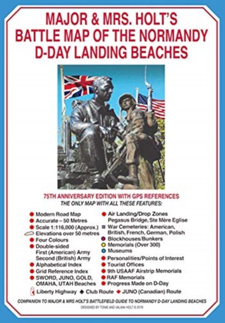 Cover of Major and Mrs Holt's Battle Map of the Normandy D-Day Landing Beaches
