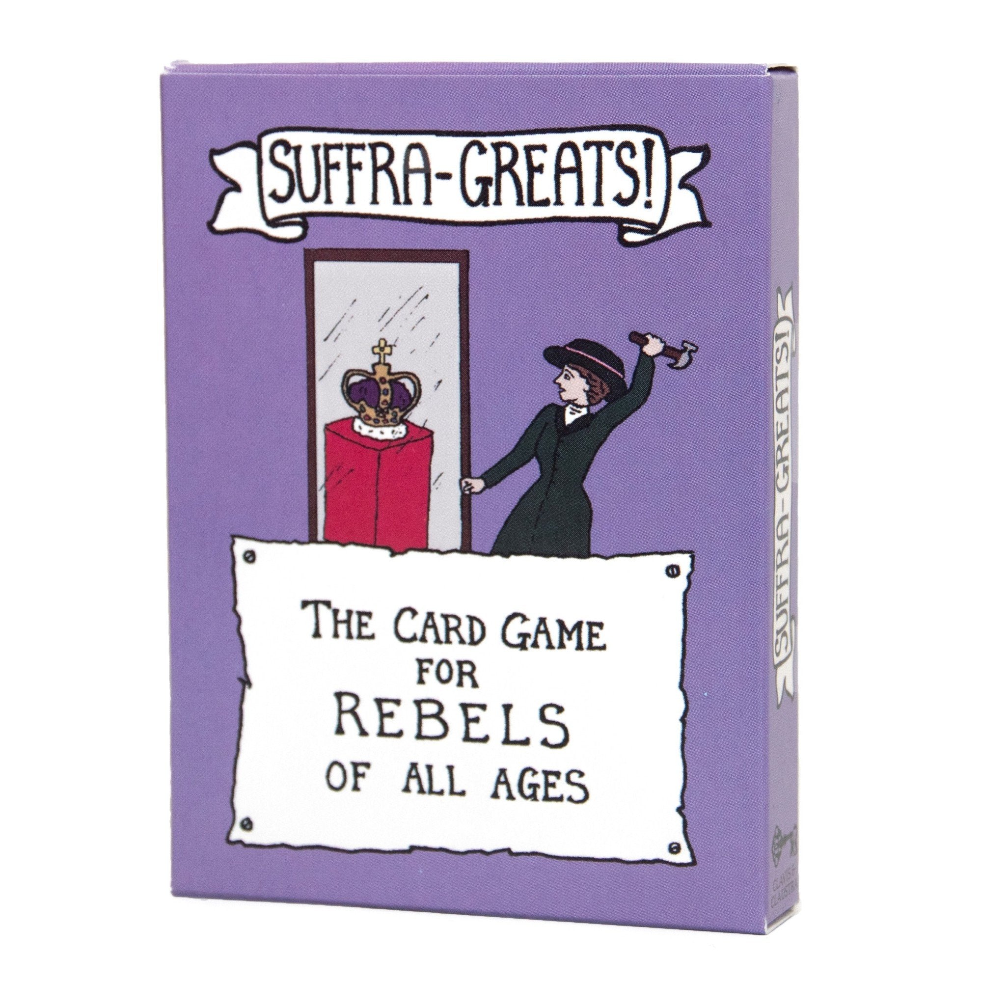 'Suffra-Greats!' Card Game Box