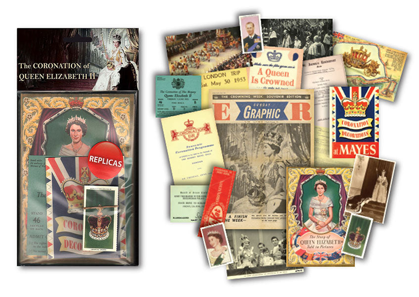 Contents of the Coronation Memorabilia Pack