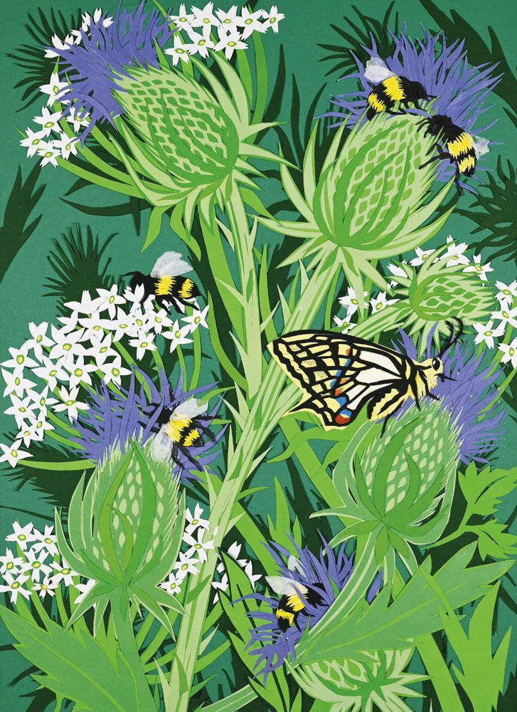 Wildlife Papercuts Notecards in Wallet