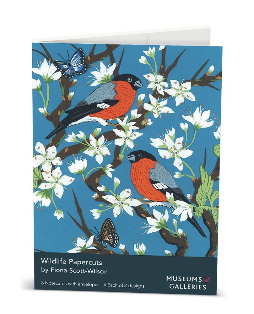 Wildlife Papercuts Notecards in Wallet