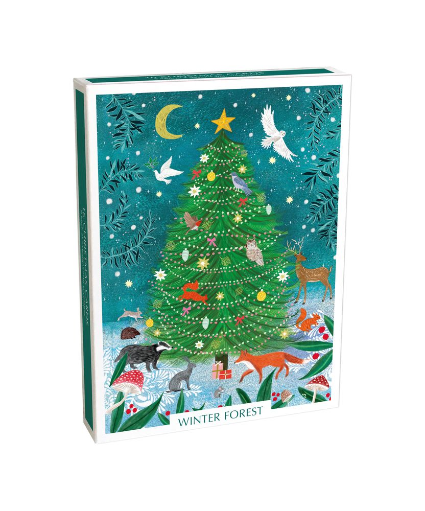 Winter Forest Christmas Card Pack