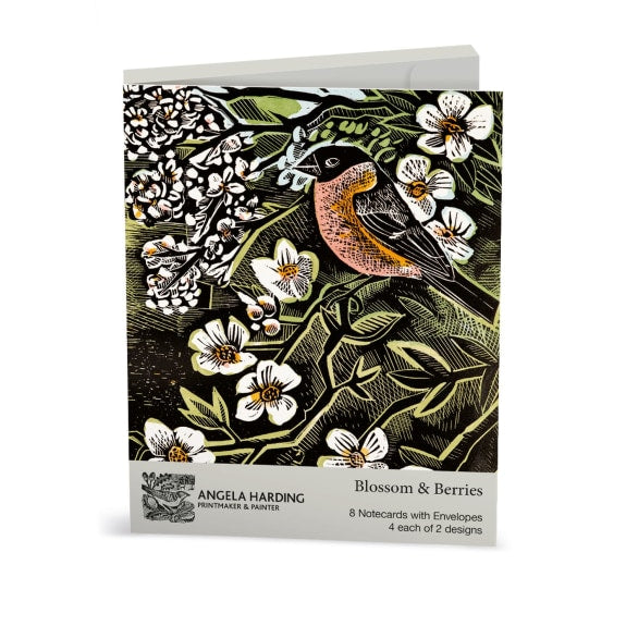 'Blossoms & Berries' Notecards in Wallet