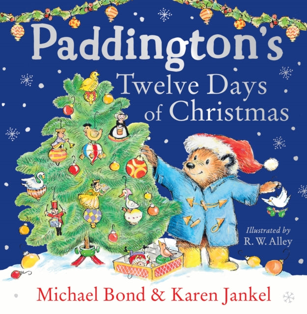 Cover of Paddington's Twelve Days of Christmas book