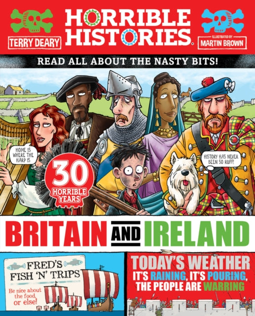 Book cover of Horrible Histories: Britain and Ireland 