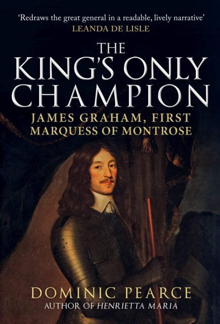 Book cover of 'The King's Only Champion' with a portrait of a historical figure.