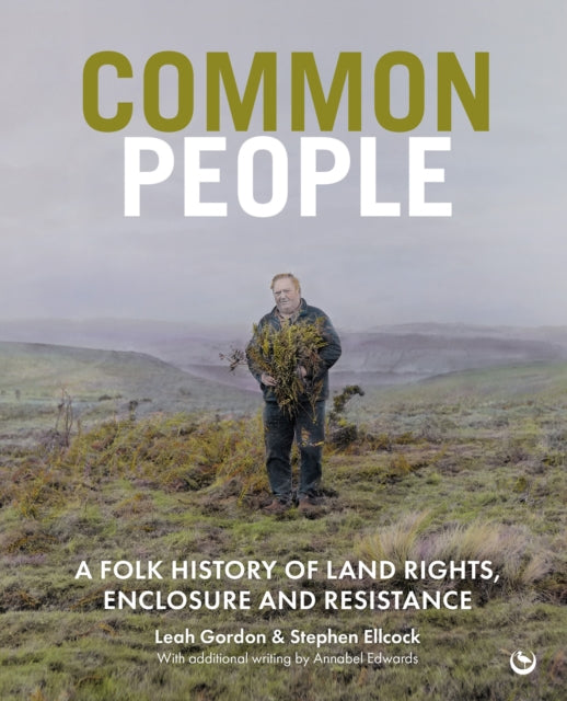 Book cover of 'Common People' with a person holding plants on a grassy field.