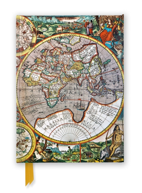 Cover of Pieter van den Keere: Antique Map of the World (Foiled Journal)