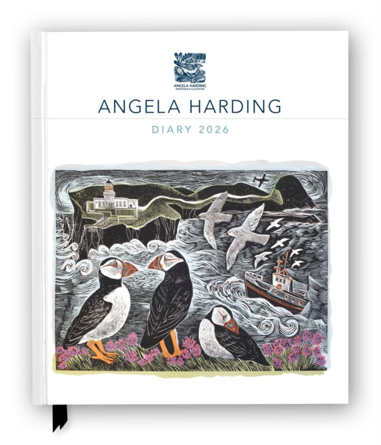 Angela Harding 2026 Desk Diary Planner - Week to View