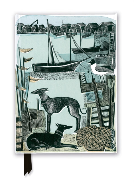 Angela Harding Harbour Whippet Foiled Journal