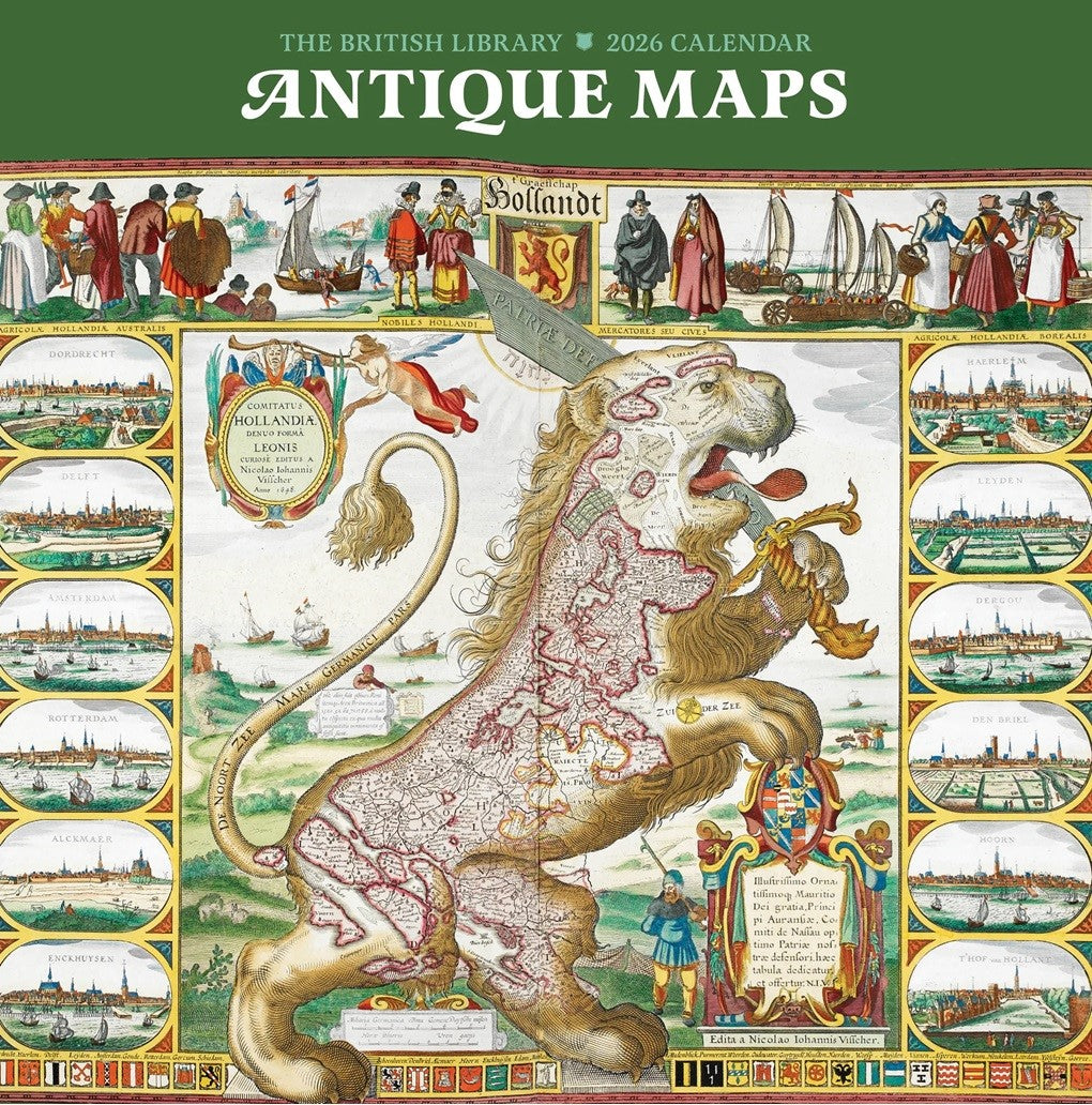'Antique Maps' 2026 Wall Calendar
