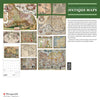 &#39;Antique Maps&#39; 2026 Wall Calendar reverse