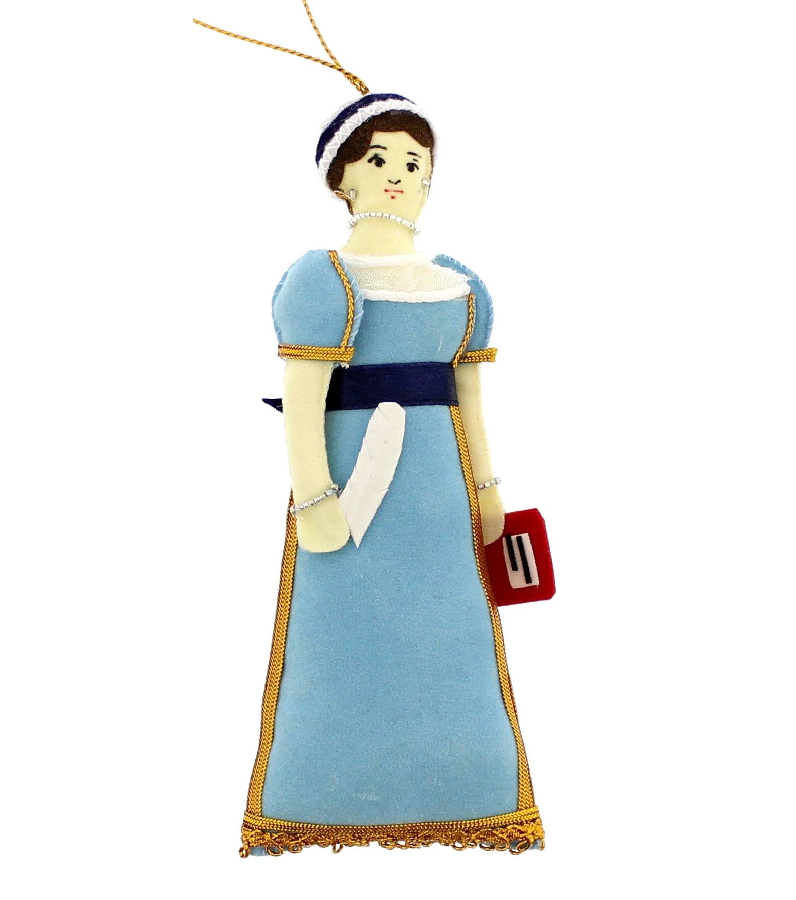 Jane Austen Figure Fabric Decoration