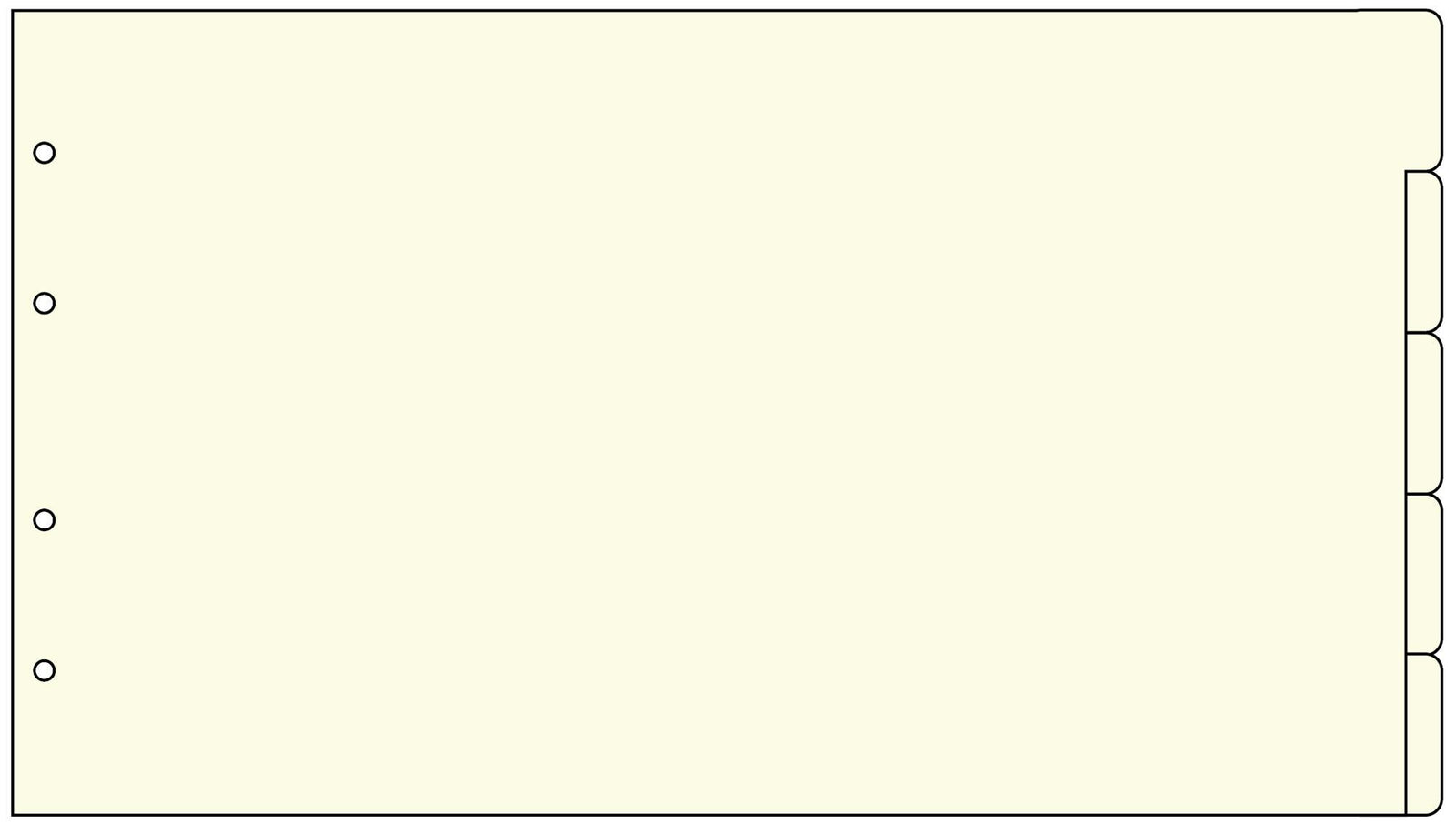 Acid free landscape A3 dividers