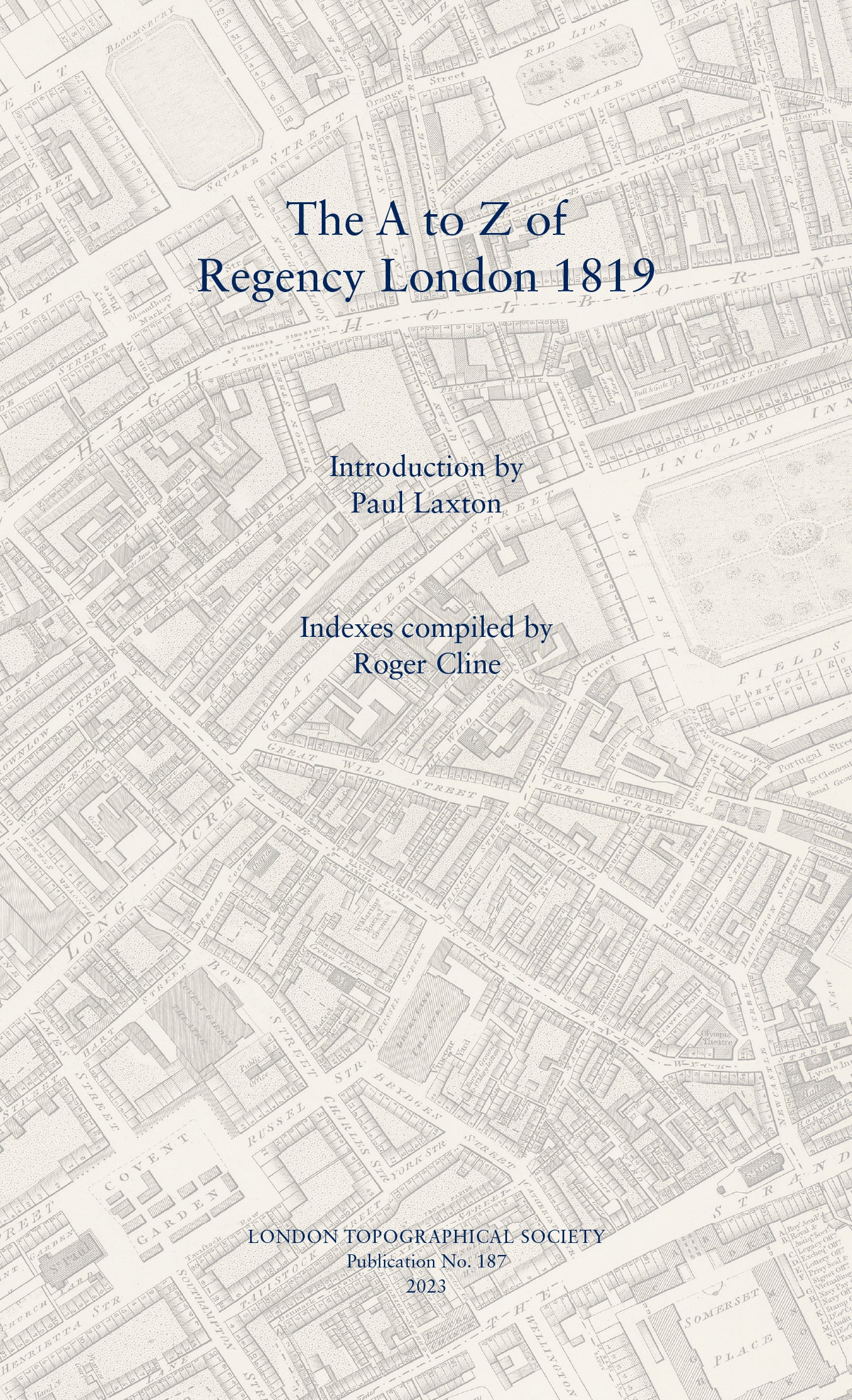 Cover Image A to Z Regency London