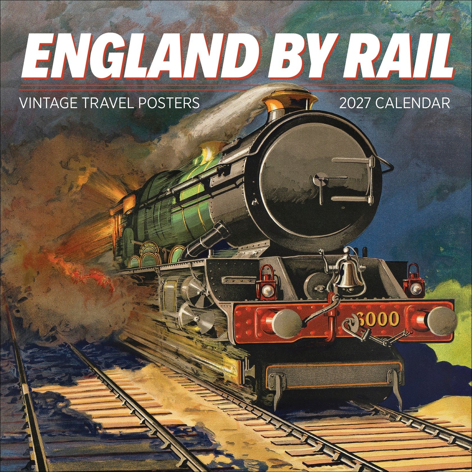 'England by Rail' 2027 Wall Calendar