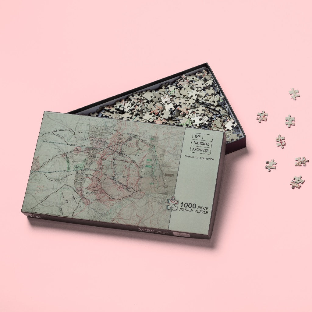 Trench Map 1000 piece jigsaw puzzle