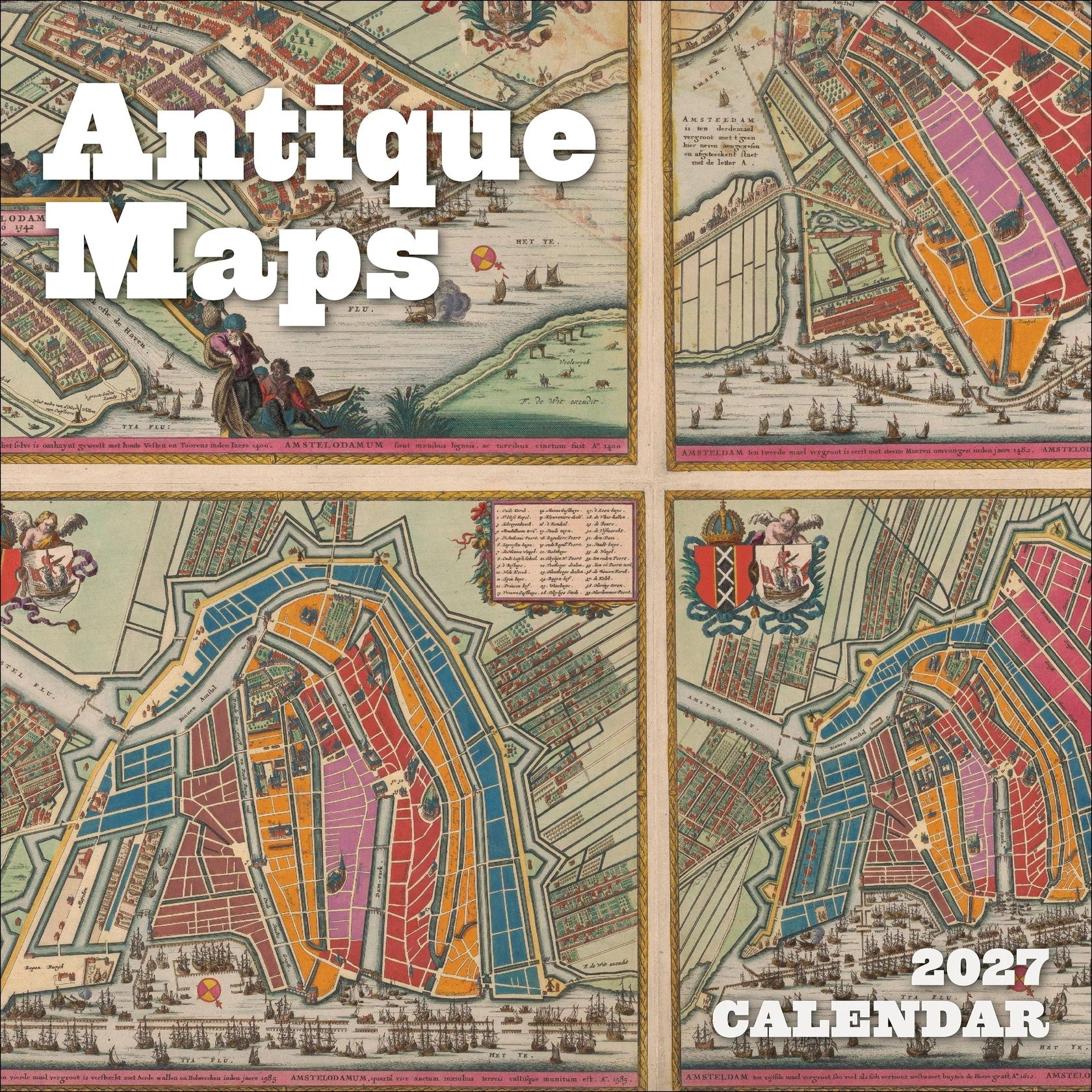 'Antique Maps' 2027 Wall Calendar