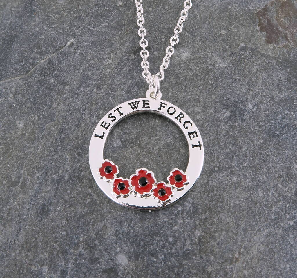 Poppy pendant 