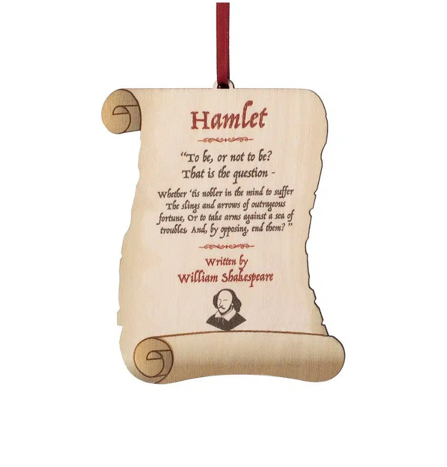 Shakespeare Scroll Decoration