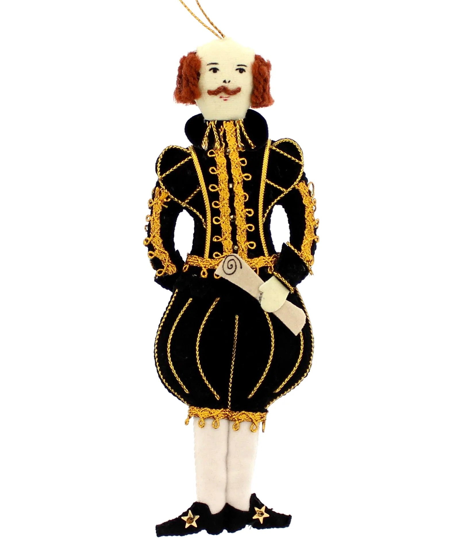 William Shakespeare figure fabric decoration