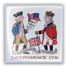 American Independence 1776 Square Magnet