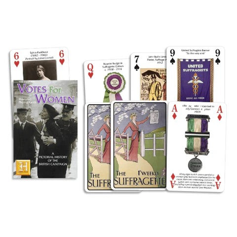 Votes For Women Playing Cards