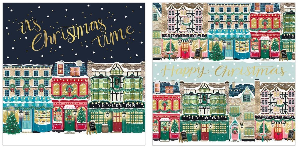 St Nicholas Street Christmas Card designs