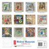 Medieval Manuscripts 2025 Wall Calendar reverse