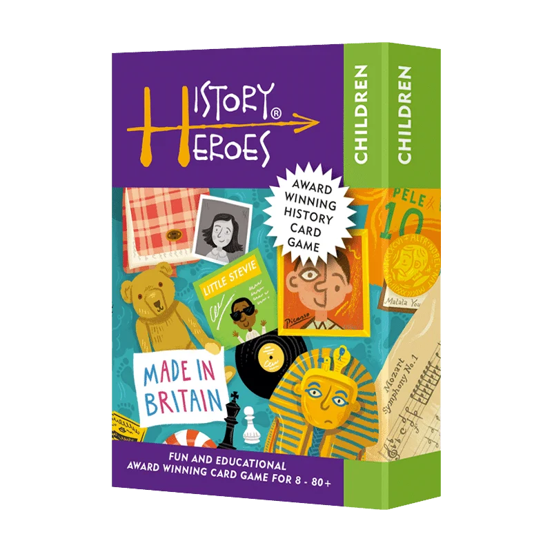 History Heroes Children Card Game