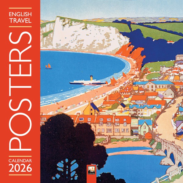 'English Travel Posters' 2026 Wall Calendar