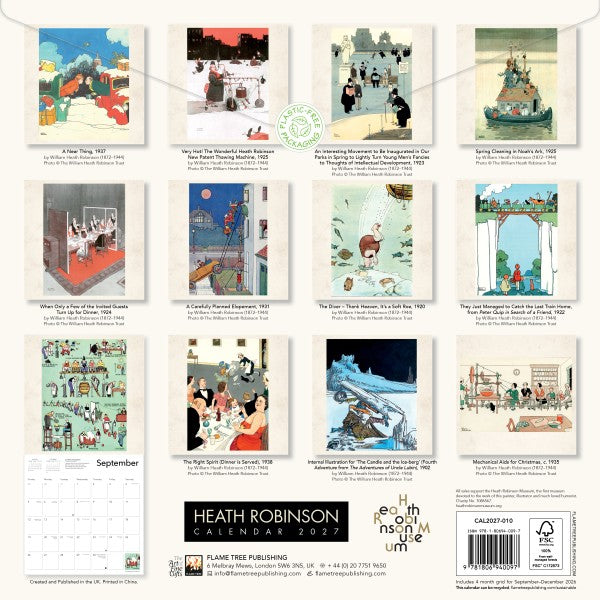 'Heath Robinson' 2027 Wall Calendar