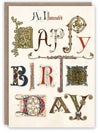 Illuminated Birthday Card and Envelope
