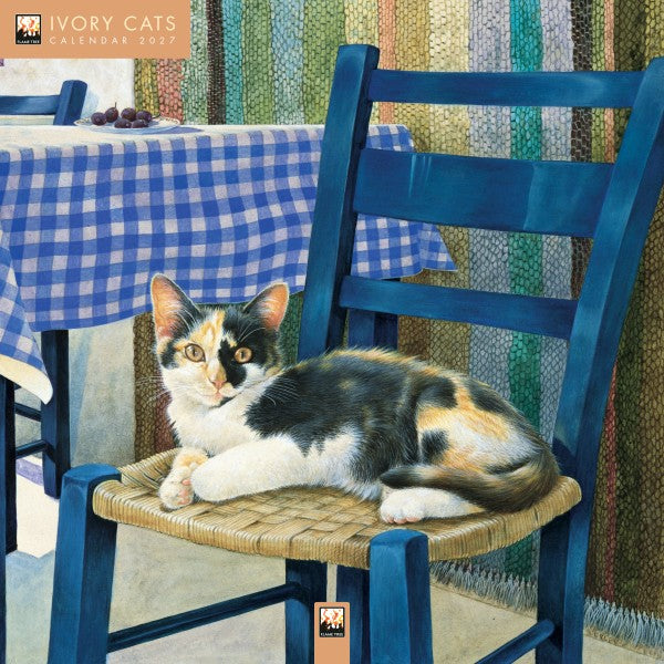 'Ivory Cats by Lesley Anne Ivory' 2027 Wall Calendar