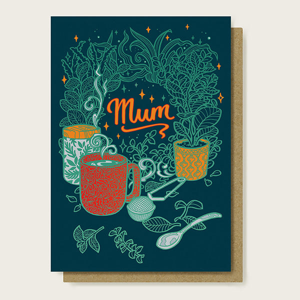 'Mum' Greetings Card