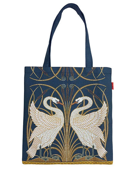 Walter Crane Swan Rush and Iris Tote Bag