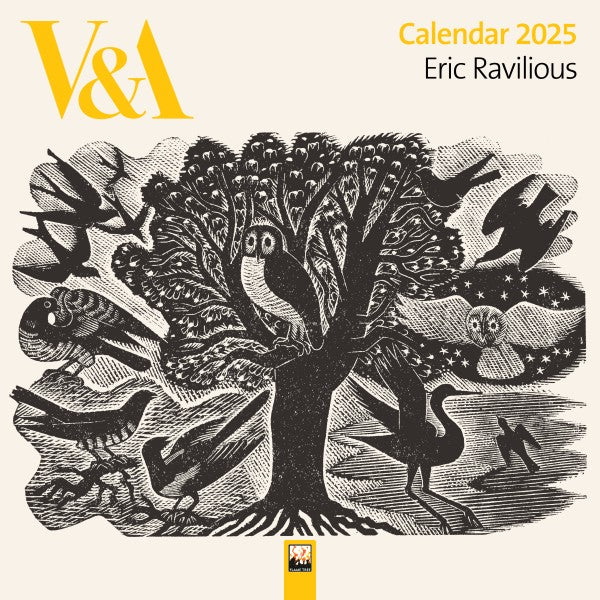 Eric Ravilious 2025 Wall Calendar