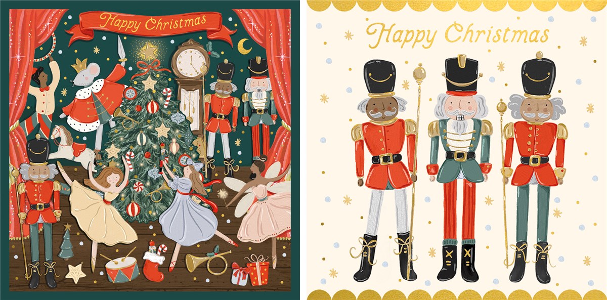 'Christmas Characters' Christmas Card Wallet Pack (WAX128)