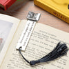 Hand Crafted Book Lovers Pewter Bookmark Full Design