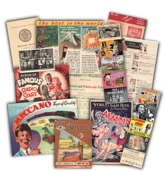 1950s Childhood: Replica Document Pack Contents