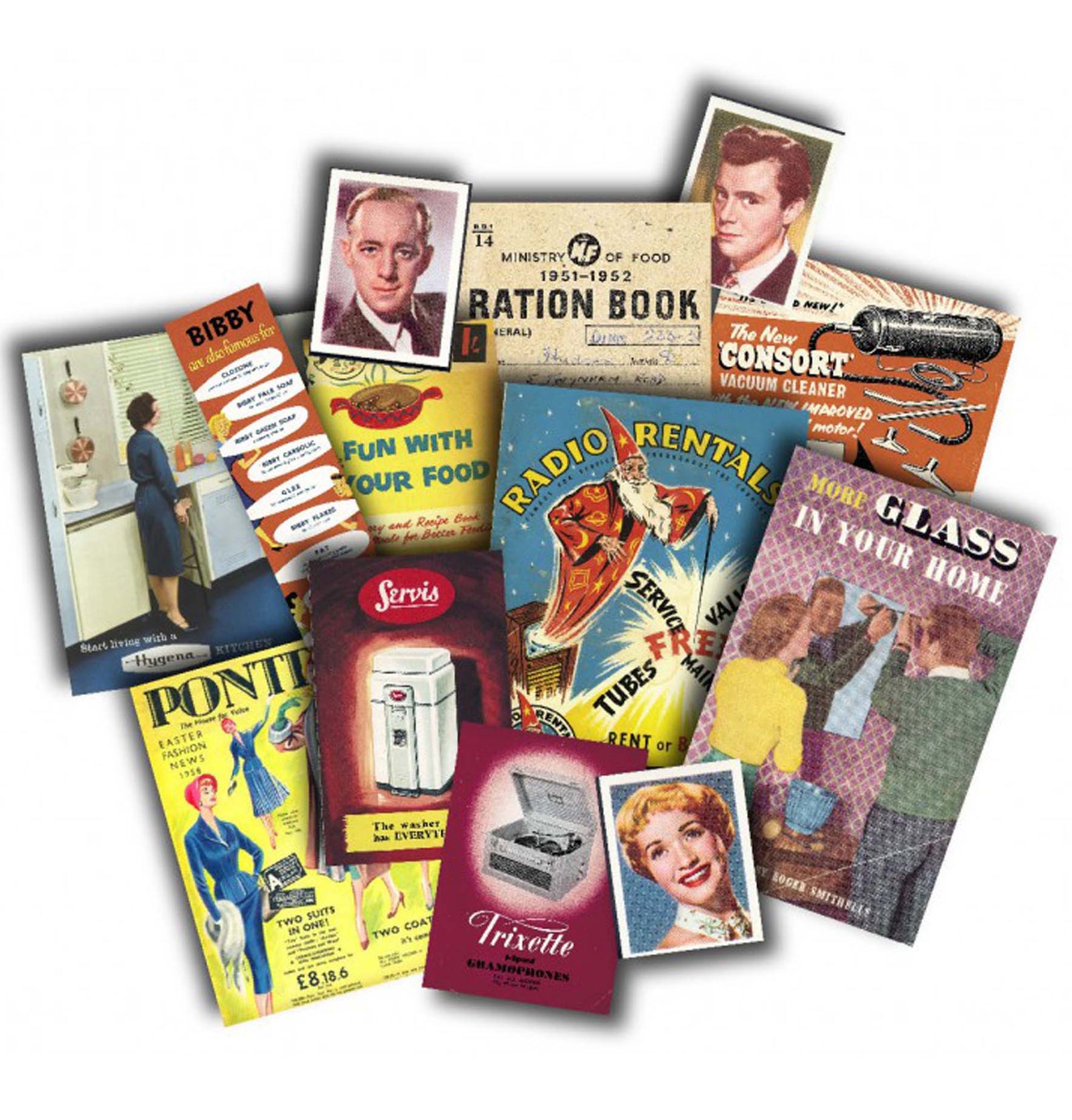 1950s Household: Replica Document Pack Contents