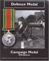 Miniature Defence Medal on Backing Card