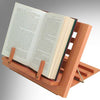 Wooden Book Reading Rest in use