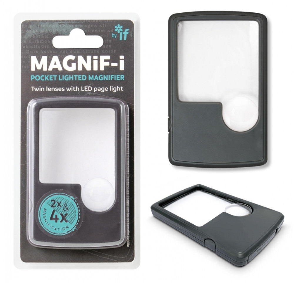 Pocket LED Dual Focus Magnifier