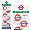 District Line Magnetic Page Markers