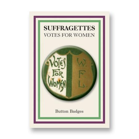 Votes for Women Shield Button Badge