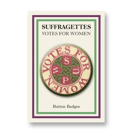 WSPU Suffragette Button Badge