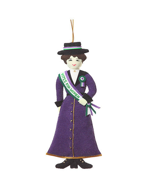 Suffragette In Purple Decoration