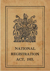 National Identity Card 1915 Replica
