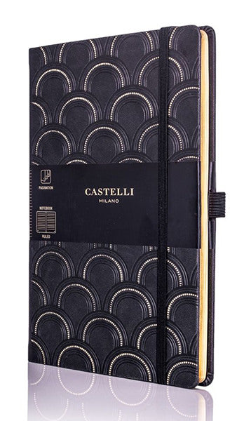 Castelli 'Art Deco Gold' Notebook